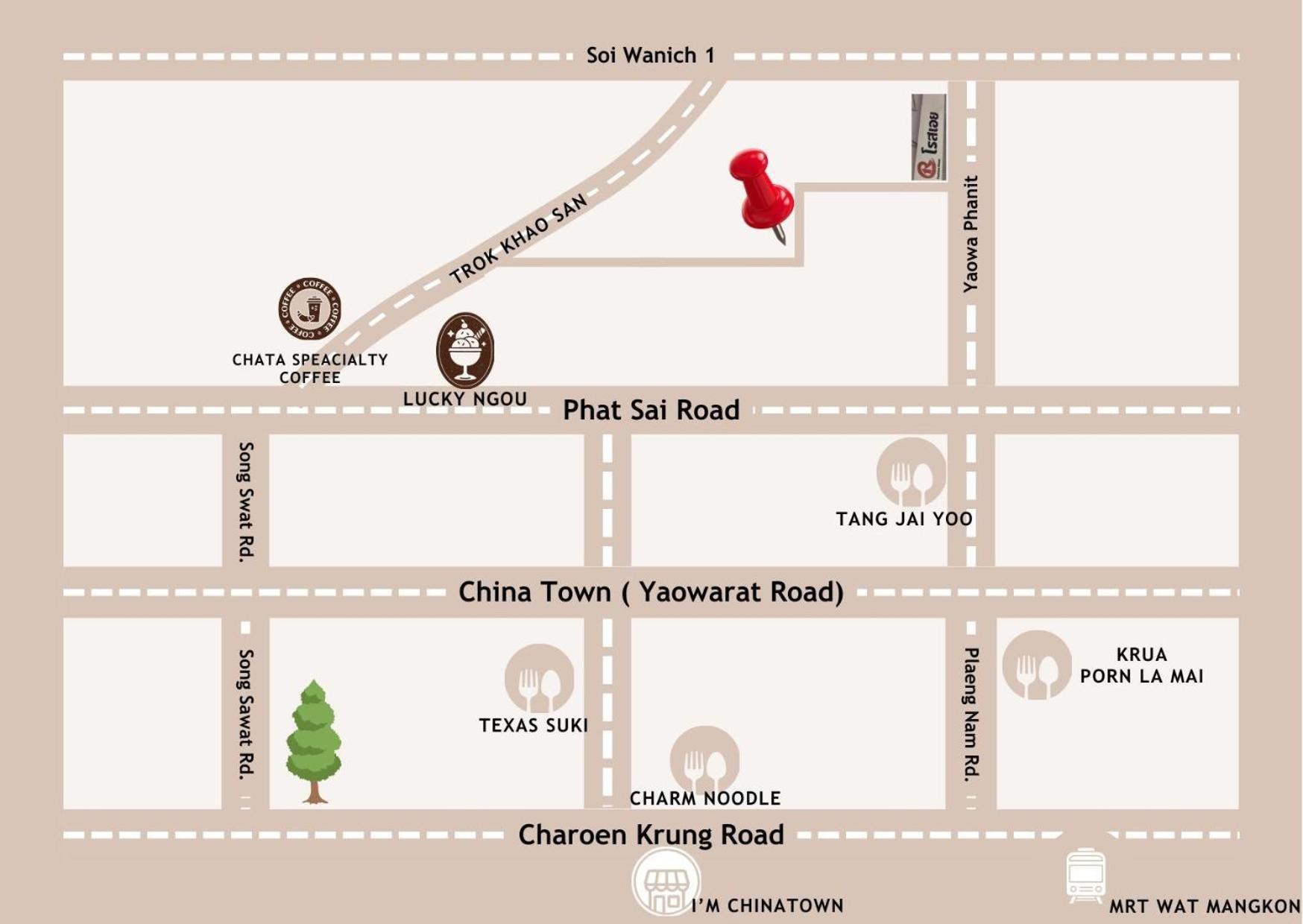 Апартаменты The Character Yaowarat V เดอะ คาแรคเตอร์ เยาวราช 3 Бангкок Экстерьер фото